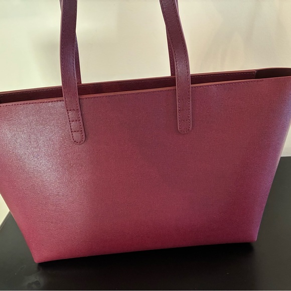 Mansur Gavriel Claret small zip Tote - Picture 8 of 12